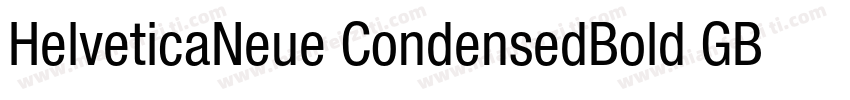 HelveticaNeue CondensedBold GBpc EU字体转换